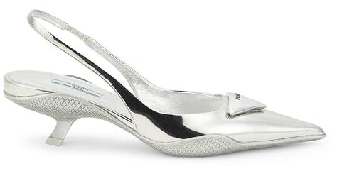 black prada heels on sale|white prada kitten heels.